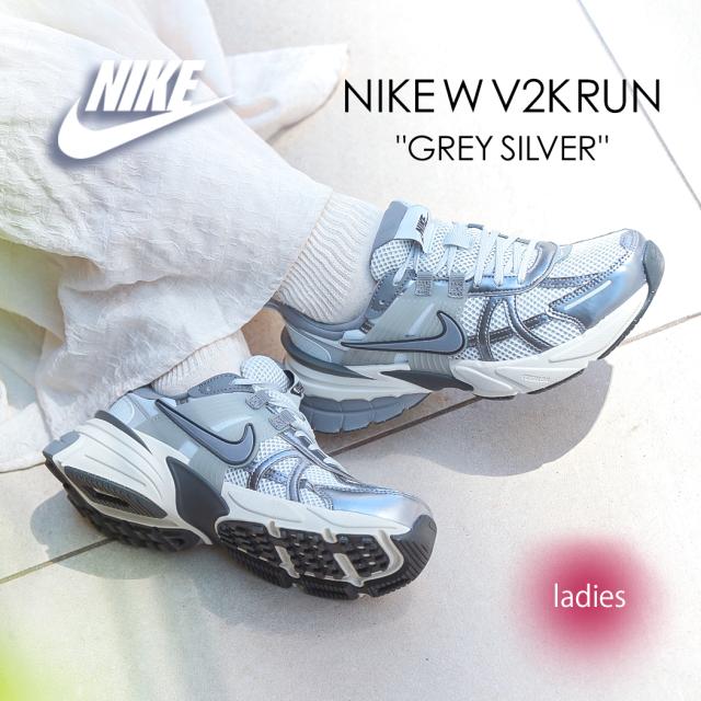 NIKE W V2K RUN GREY SILVER ナイキ ウィメンズ スニーカー ( シルバー グレー ランニング レディース ウィメンズ FD0736-003 )
