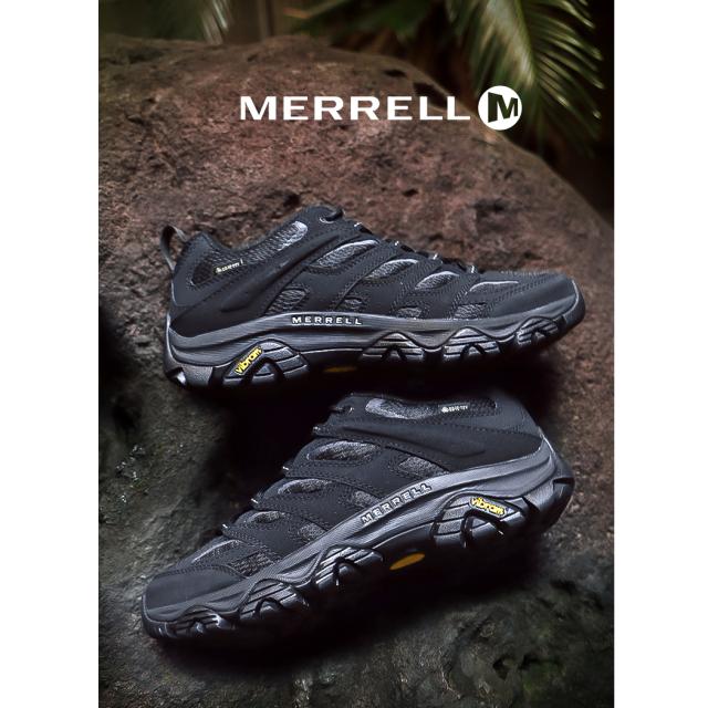 MERRELL MOAB 3 SYN GTX TRIPLE BLACK メレル モアブ ミッド シューズ スニーカー ブーツ ( 国内正規品 黒 ブラック GORE-TEX ゴアテック J500239 )