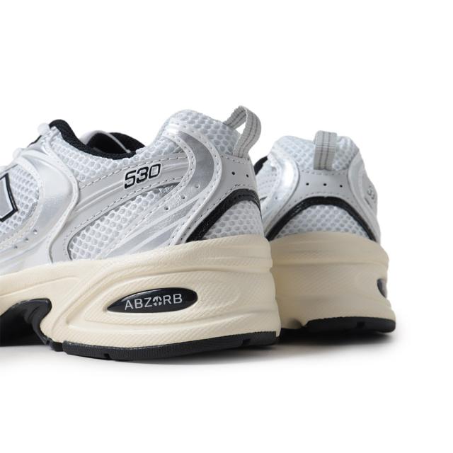 NEW BALANCE MR530TA WHITE SILVER BLACK ニューバランス スニーカー 