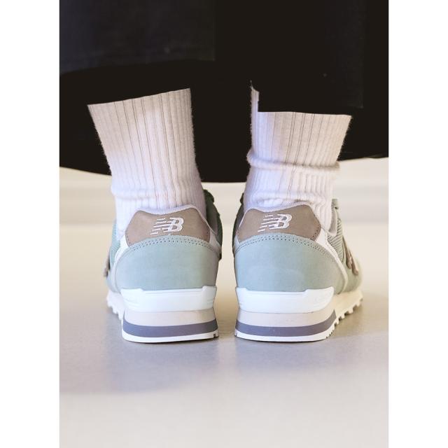 NEW BALANCE ニューバランス 996 スニーカー W9967LA GREEN ( グリーン 緑 レザースニーカー レディース 530 997 327 574 725 )_1