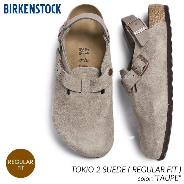 BIRKENSTOCK ビルケンシュトック トキオ スエード レディース サンダル TOKIO 2 SUEDE ( REGULAR FIT ) TAUPE ( トープ BOSTON ボストン 1028287 )