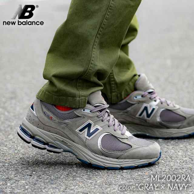 NEW BALANCE ML2002RA GRAY × NAVY ニューバランス スニーカー ( グレー 灰色 992 990 998 ウィズ D メンズ レディース ウィメンズ )