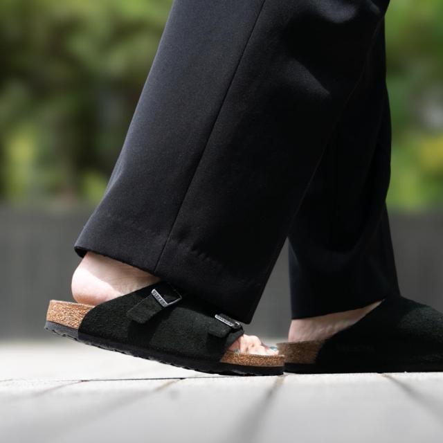 Birkenstock 黒 スエード サンダル スエード BIRKENSTOCK サンダル
