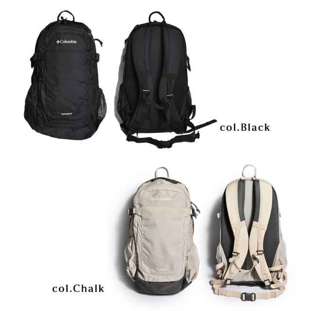 Columbia CASTLE ROCK 25L BACKPACK 2 BLACK CHALK Dark Pulm