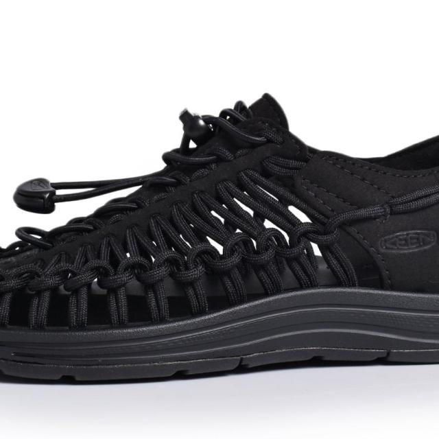 KEEN キーン ウィメンズ ユニーク シューズ サンダル スニーカー WOMEN UNEEK BLACK/BLACK ( 黒 ブラック レディース SANDAL 1014099 )