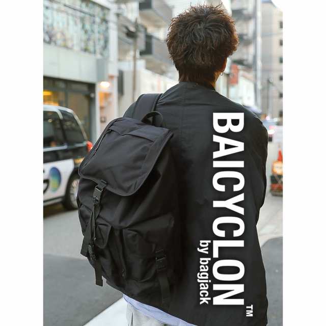 BAICYCLON by BAGJACK バイシクロン バイ ブラックジャック バッグパック BACKPACK BLACK ( バック BAG 黒 リュック ブラック 鞄 BCL-42 )の通販は