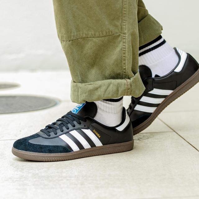 adidas SAMBA OG BLACK WHITE アディダス サンバ オージー スニーカー