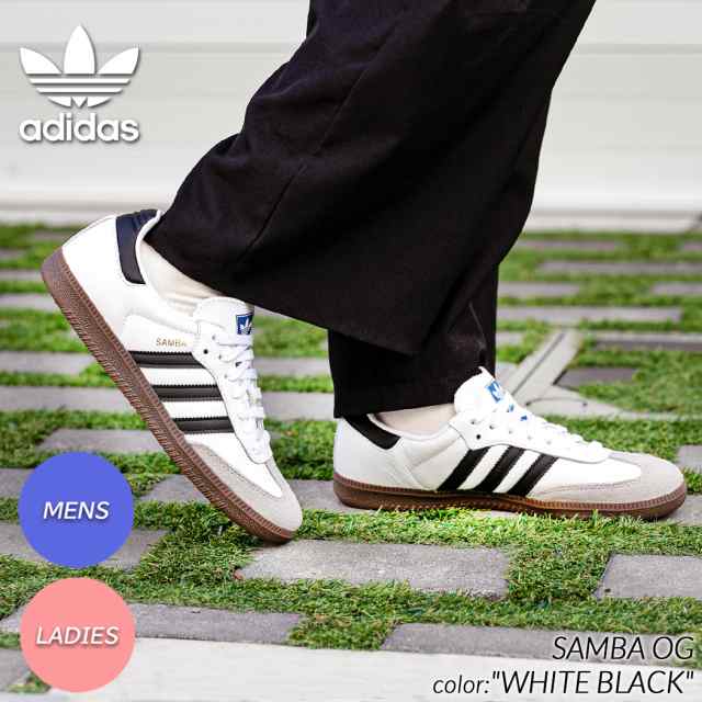 adidas SAMBA OG WHITE BLACK アディダス サンバ オージー スニーカー ...