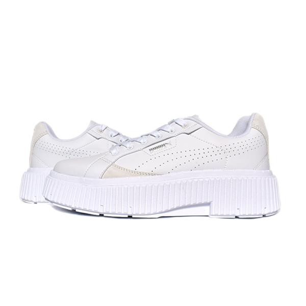 PUMA DINARA WMNS WHITE プーマ ディナーラ ウィメンズ レディース スニーカー ( 白 ホワイト ベージュ グレー 厚底 388954-02 )の通販は