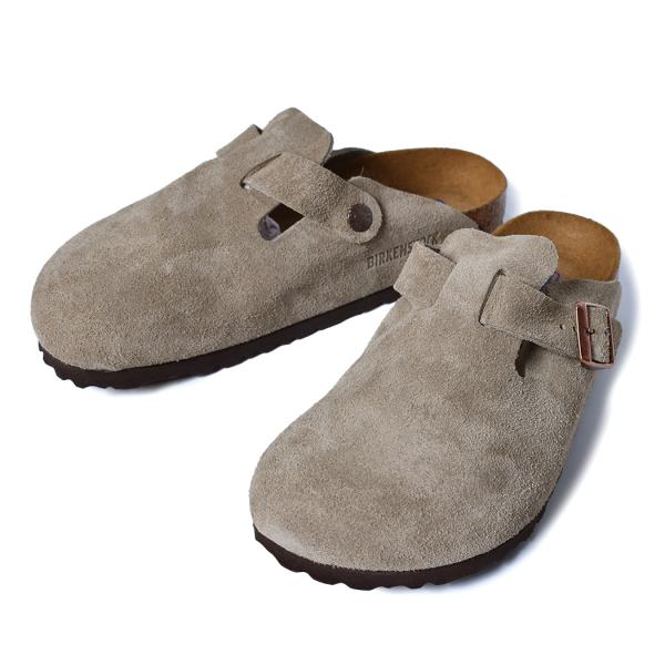 BIRKENSTOCK BOSTON SUEDE ( NARROW FIT ) TAUPE ビルケンシュトック ボストン スエード レディース サンダル ベージュ60463