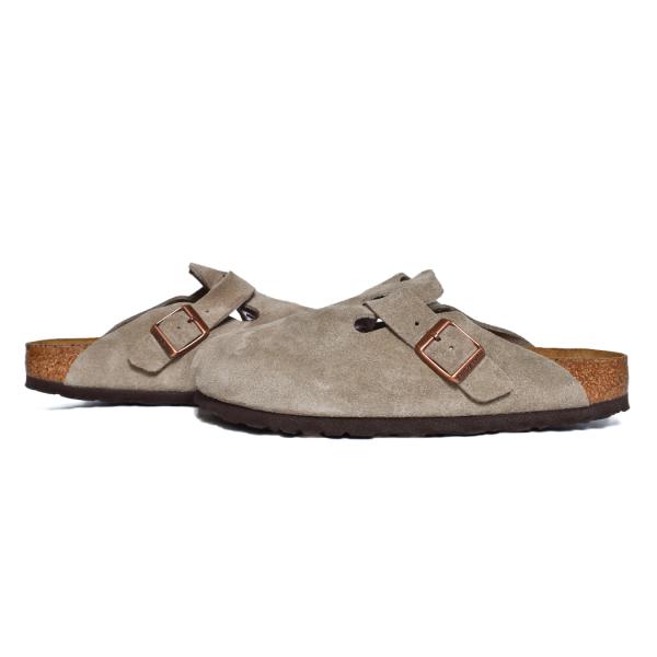 BIRKENSTOCK BOSTON SUEDE ( NARROW FIT ) TAUPE ビルケンシュトック ボストン スエード レディース サンダル ベージュ60463