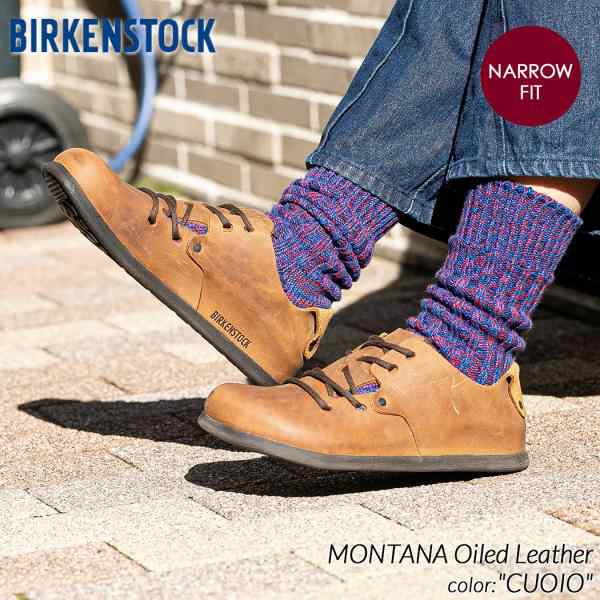 BIRKENSTOCK MONTANA Oiled Leather ( NARROW FIT ) CUOIO ビルケンシュトック モンタナ レザー シューズ レディース レースアップ 10048