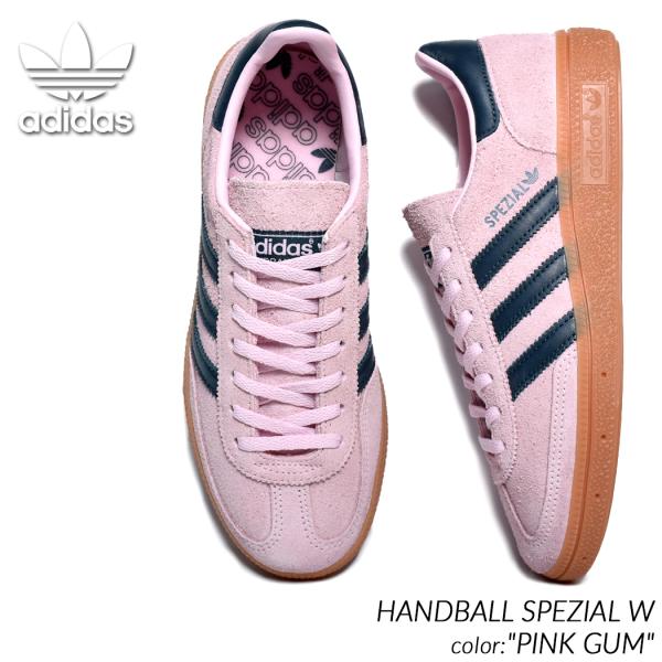 adidas HANDBALL SPEZIAL W PINK GUM アディダス ハンドボール スペツィアル スニーカー ( ピンク 緑 グリーン スエード ローテク samba サンバ IF6561 )の通販は