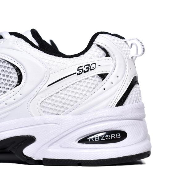 NEW BALANCE MR530EWB WHITE BLACK ニューバランス スニーカー ( グレー 黒 ブラック 白 ホワイト 725 D レディース ウィメンズ )