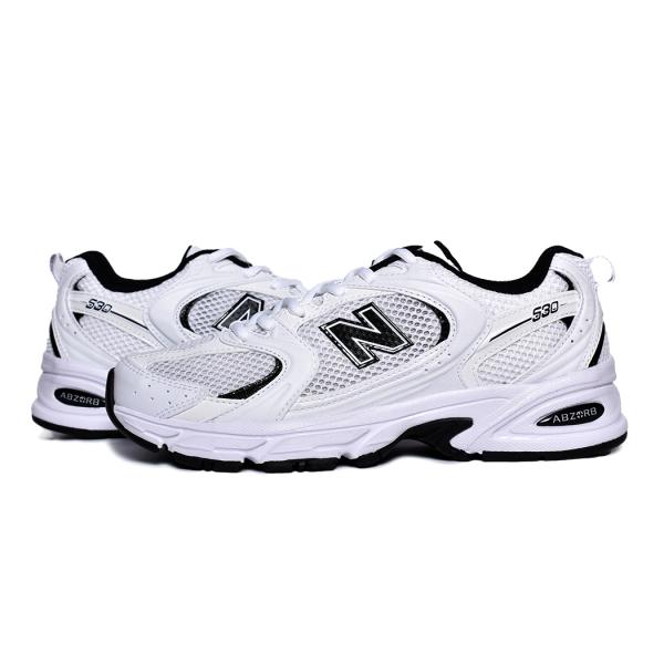 NEW BALANCE MR530EWB WHITE BLACK ニューバランス スニーカー ( グレー 黒 ブラック 白 ホワイト 725 D レディース ウィメンズ )