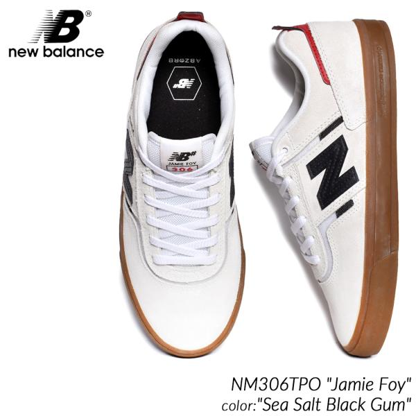 海外限定 NEW BALANCE NUMERIC NM306TPO Jamie Foy Sea Salt Black Gum ニューバランス ヌメリック スニーカー ( 日本未発売 グレー )