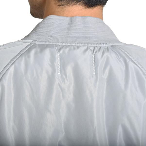 REIGNING CHAMP Nylon Taffeta Stadium Jacket GREY レイニング