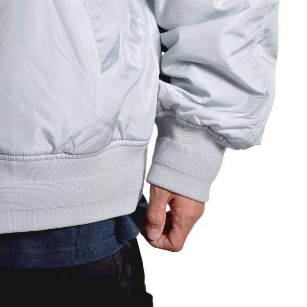 REIGNING CHAMP Nylon Taffeta Stadium Jacket GREY レイニング