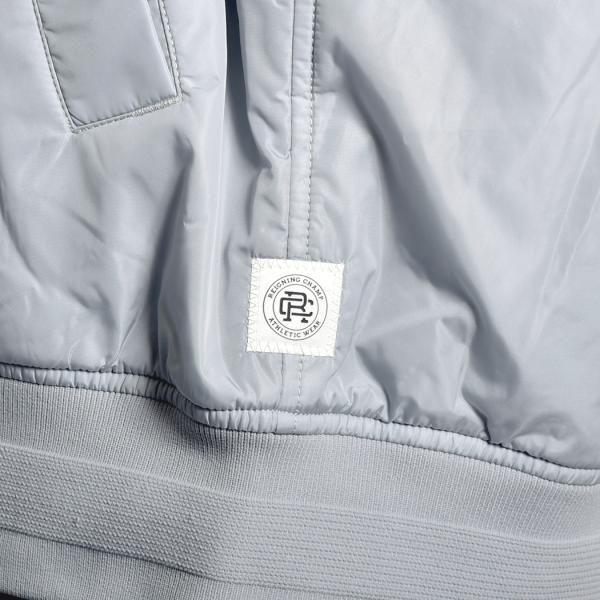 REIGNING CHAMP Nylon Taffeta Stadium Jacket GREY レイニング
