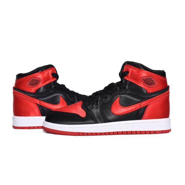 NIKE AIR JORDAN 1 HIGH OG PS Satin Bred ナイキ エア ジョーダン ハイ スニーカー (ブレッド キッズ シューズ ジュニア KIDS FD5304-06