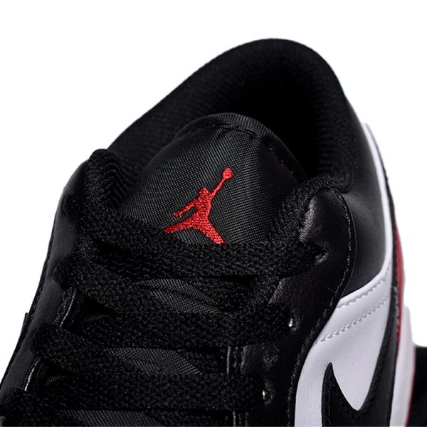 NIKE AIR JORDAN 1 LOW Bred Toe ナイキ エア ジョーダン ロー スニーカー ( ブレッド 赤 レッド 黒 ブラック メンズ 553558-161 )