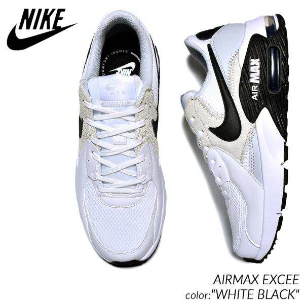 NIKE AIRMAX EXCEE WHITE BLACK ナイキ エアマックス エクシー スニーカー ( 白 ホワイト 黒 ブラック メンズ レディース FN7304-100 )の通販は