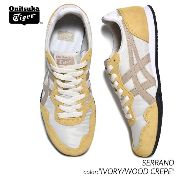 Onitsuka Tiger SERRANO IVORY/WOOD CREPE オニツカタイガー セラーノ スニーカー ( 黄色 メンズ レディース ウィメンズ 1183B400-753 )の通販は 8,753円