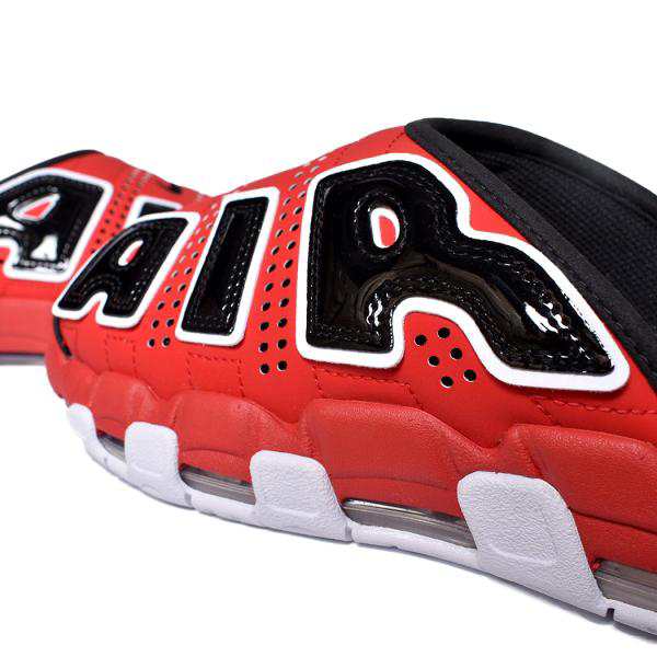 希少カラー赤黒 新品未使用 NIKE モアテン スライド サンダル 28