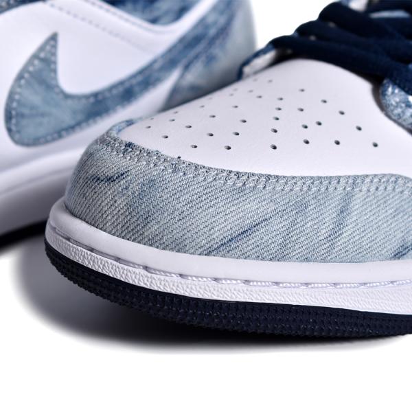 海外限定 NIKE AIR JORDAN 1 LOW SE Washed Denim ナイキ エア ジョーダン ロー スニーカー ( 日本未発売 デニム CZ8455-100 )_8