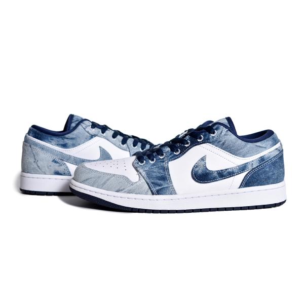 海外限定 NIKE AIR JORDAN 1 LOW SE Washed Denim ナイキ エア ジョーダン ロー スニーカー ( 日本未発売 デニム CZ8455-100 )_11