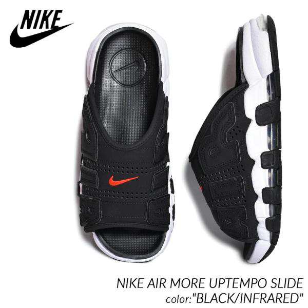 NIKE AIR MORE UPTEMPO SLIDE Black/Clear/White ナイキ エア モア アップテンポ スライド サンダル モアテン 黒 ブラック FJ2707-001