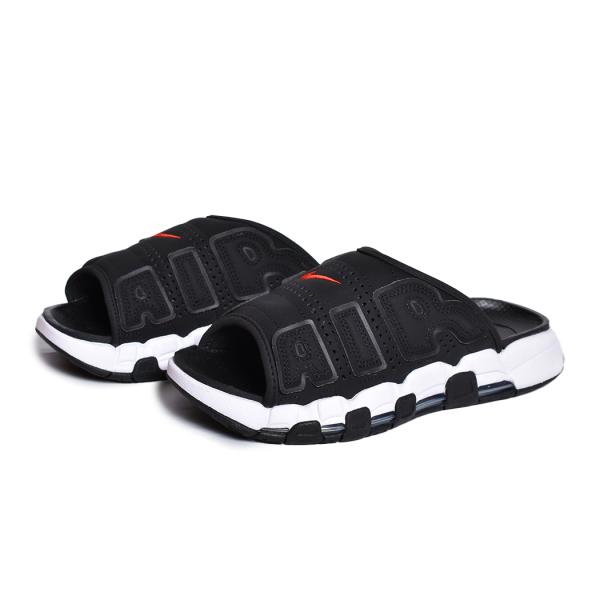 NIKE AIR MORE UPTEMPO SLIDE Black/Clear/White ナイキ エア モア