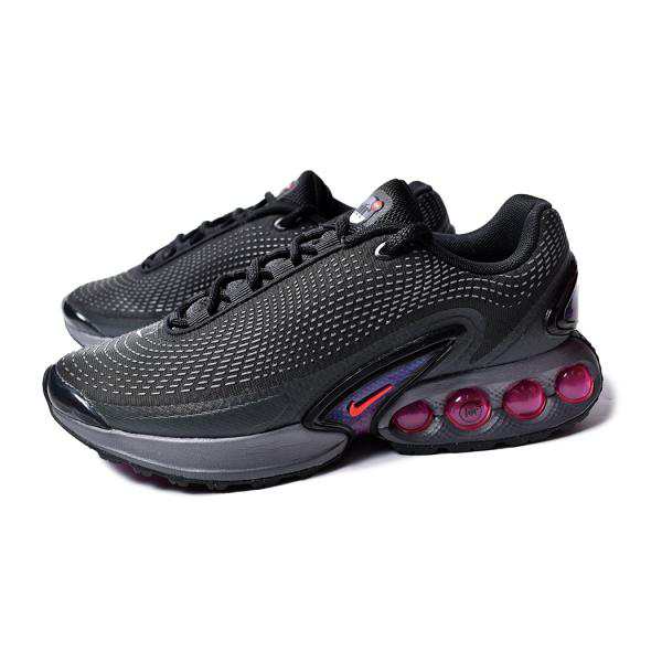 NIKE W AIR MAX DN BLACK/LT CRIMSON-DK SMOKE GREY