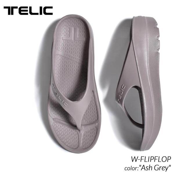 TELIC W-FLIPFLOP Ash Grey テリック ダブル フリップフロップ サンダル ( SANDAL トング スライド グレー 灰色 リカバリーサンダル レディース 4550557775648 )の通販は 6,494円