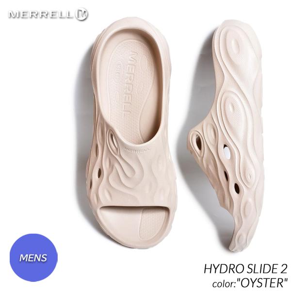 MERRELL HYDRO SLIDE 2 OYSTER メレル ハイドロ スライド サンダル ( SANDAL ベージュ BEIGE オイスター メンズ 国内正規品 J005733 )の通販は 5,821円