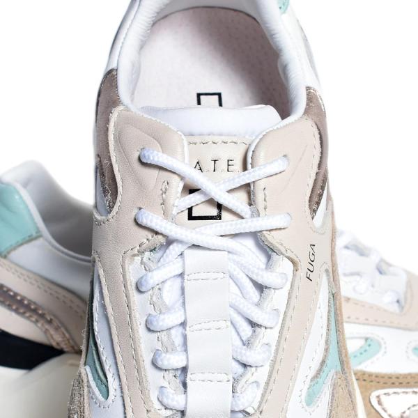 D.A.T.E. FUGA NYLON CREAM デイト フーガ スニーカー ( DATE 白