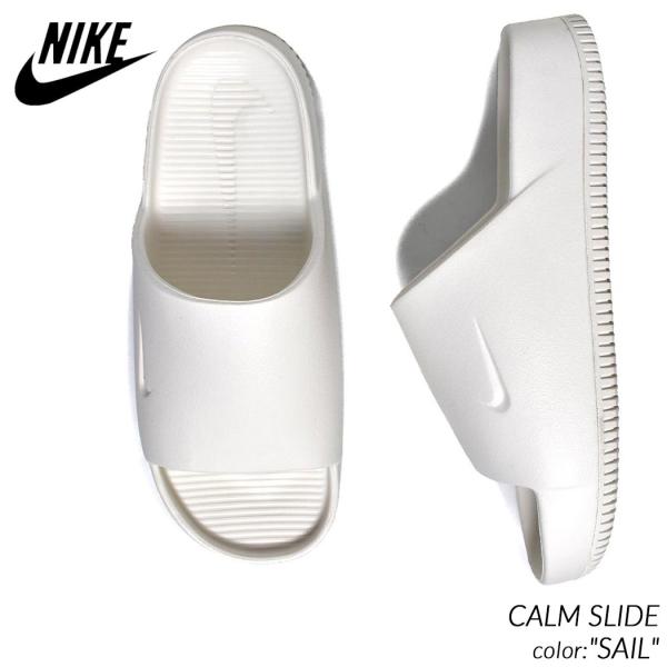 NIKE CALM SLIDE SAIL ナイキ カーム スライド サンダル ( セイル 白 ホワイト SANDAL メンズ FD4116-100  )の通販は 5,940円