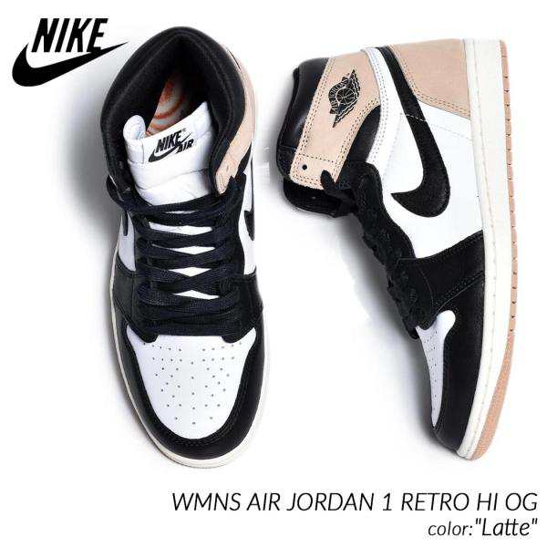 NIKE WMNS AIR JORDAN 1 RETRO HI OG Latte ナイキ ウィメンズ エア ジョーダン 1 ハイ スニーカー ( ラテ レディース メンズ FD2596-021