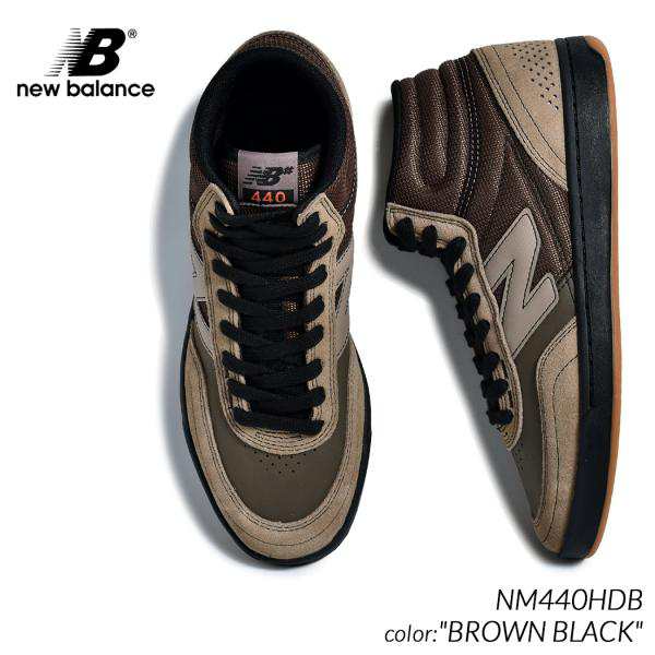 海外限定 NEW BALANCE NUMERIC NM440HDB BROWN BLACK ニューバランス ヌメリック スニーカー ( 日本未発売 茶色 ブラウン 黒 ブラック メ