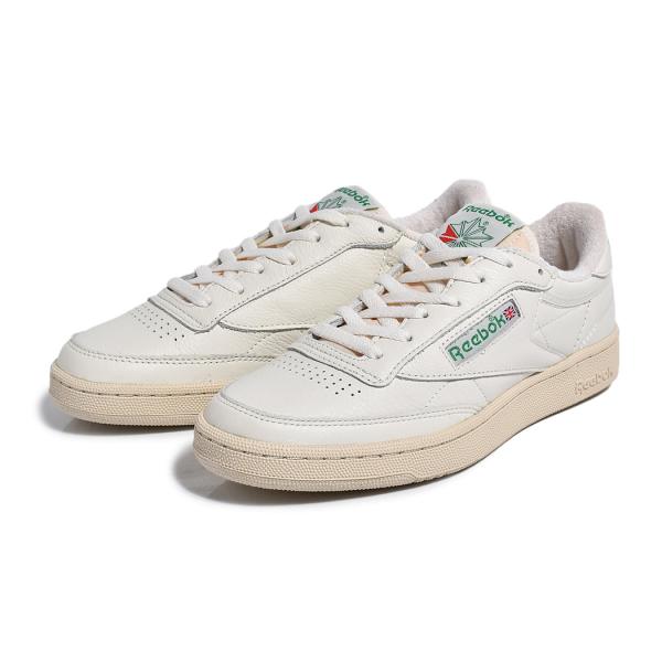 REEBOK CLUB C 85 VINTAGE TOP-CHALK リーボック クラブシー ヴィンテージ レザー スニーカー ( 白 ホワイト 国内正規品 メンズ 100000317 )