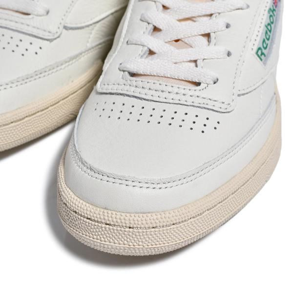 REEBOK CLUB C 85 VINTAGE TOP-CHALK リーボック クラブシー ヴィンテージ レザー スニーカー ( 白 ホワイト 国内正規品 メンズ 100000317 )