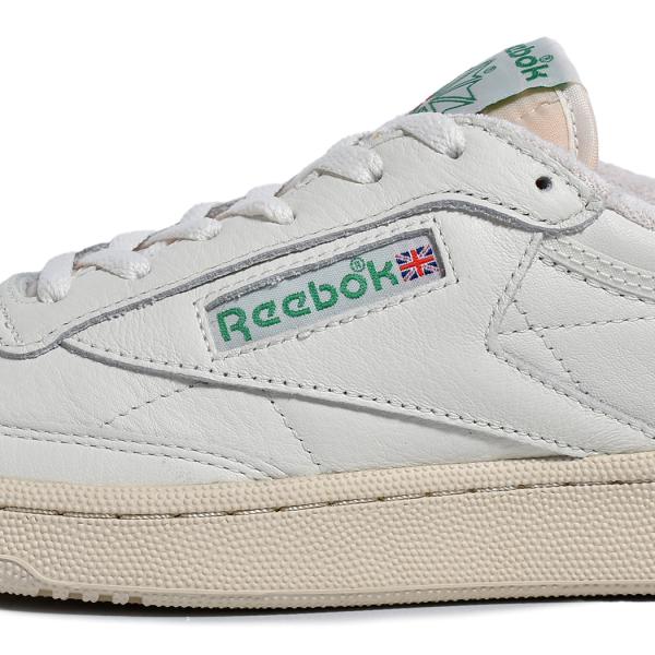REEBOK CLUB C 85 VINTAGE TOP-CHALK リーボック クラブシー ヴィンテージ レザー スニーカー ( 白 ホワイト 国内正規品 メンズ 100000317 )