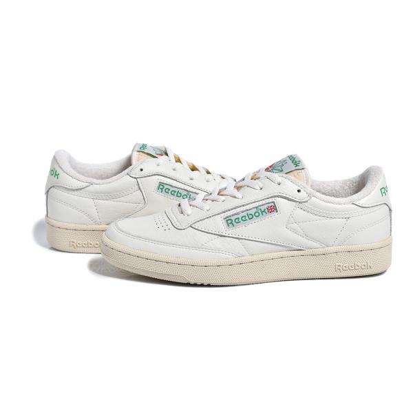 REEBOK CLUB C 85 VINTAGE TOP-CHALK リーボック クラブシー ヴィンテージ レザー スニーカー ( 白 ホワイト 国内正規品 メンズ 100000317 )