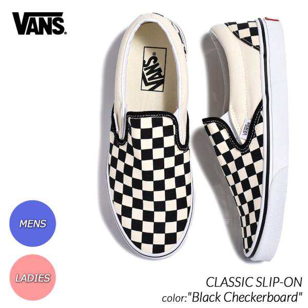 VANS CLASSIC SLIP-ON "Black Checkerboard" バンズ クラシック スリッポン スニーカー ( ヴァンズ 黒 ブラック 国内正規品 VN000EYEBWW )の通販は
