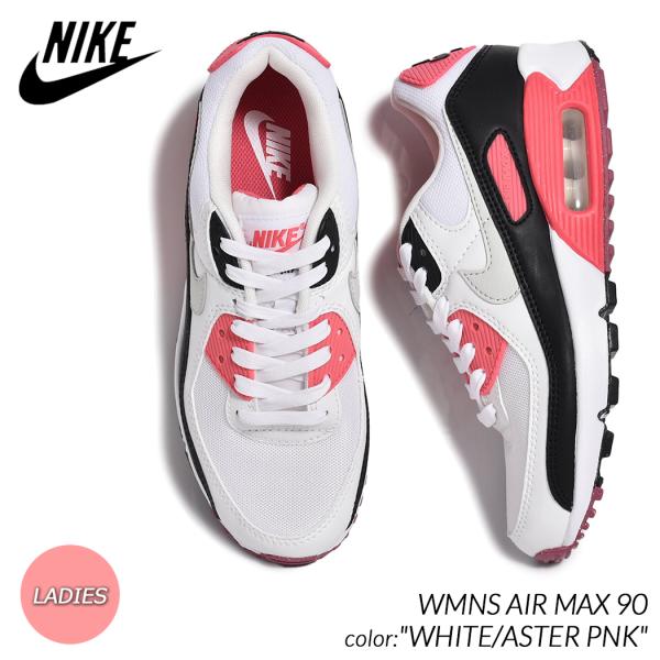 NIKE WMNS AIR MAX 90 WHITE/ASTER PINK ナイキ ウィメンズ エアマックス スニーカー ( ピンク 白 ホワイト レディース DH8010-105 )の通販は