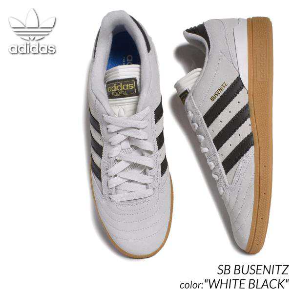 adidas SB アディダス ブセニツ スニーカー BUSENITZ WHITE BLACK ( スケート SKATE グレー 白 ホワイト 黒 ブラック メンズ IF4617 )