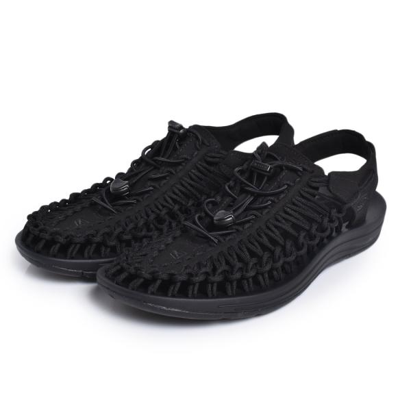 KEEN キーン メンズ 特殊 シューズ サンダル スニーカー MEN UNEEK BLACK/BLACK ( 黒 黒いこと SANDAL 1014097 )