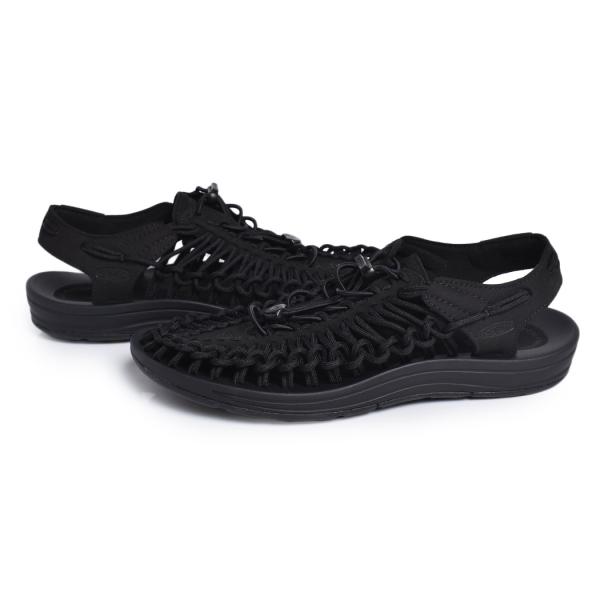 KEEN キーン メンズ 特殊 シューズ サンダル スニーカー MEN UNEEK BLACK/BLACK ( 黒 黒いこと SANDAL 1014097 )