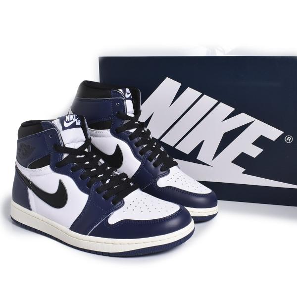 NIKE ナイキ エア ジョーダン レトロ ハイ スニーカー AIR JORDAN 1 RETRO HIGH OG Midnight Navy ( 紺 ネイビー メンズ DZ5485-401 )_10