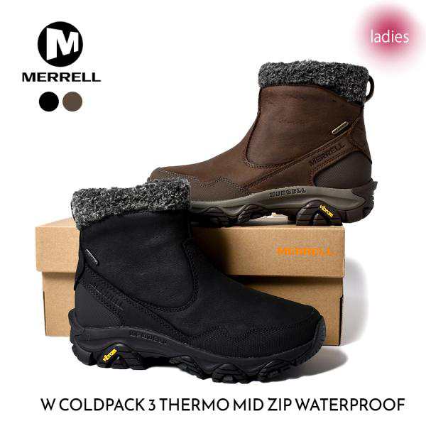 MERRELL メレル ウィメンズ コールドパック サーモ スニーカー W COLDPACK 3 THERMO MID ZIP WATERPROOF 